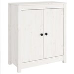 vidaXL Buffet blanc 70x35x80 cm bois massif de pin