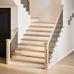 vidaXL Marches d'escalier 2 Pièces non traité bois de chêne massif