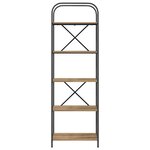 vidaXL Étagère chêne artisanal 60 x 30 x 183 cm Bois d'ingénierie