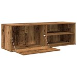 vidaXL Meuble TV vieux bois 120x34x37 cm bois d'ingénierie