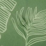 vidaXL Coussins de chaise lot de 4 motif de feuilles 40x40x4 cm tissu