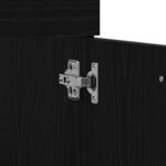 vidaXL Ensemble de mobilier de salle de bain 2 Pièces Chêne noir