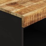vidaXL Meuble TV 85x33x43 5 cm bois massif de manguier