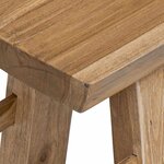 vidaXL Banc bois de récupération mélangé et teck massif 100x28x43 cm