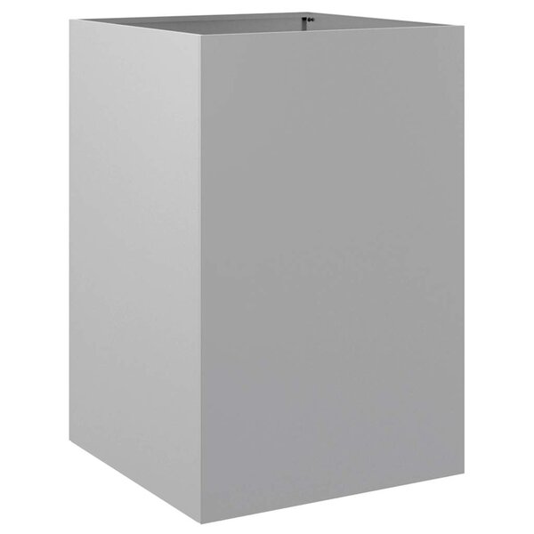 vidaXL Jardinière argenté 52x48x75 cm acier galvanisé
