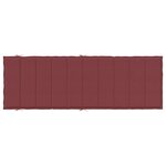 vidaXL Coussin de chaise longue rouge bordeaux mélangé 186x58x4 cm