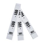 Carnet de 50 tickets vestiaire blancs - lot de 20 - exacompta