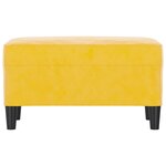 Banc banquette 70 x 35 x 41 cm velours jaune 02_0010488