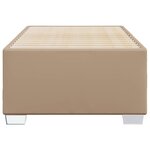 vidaXL Cadre de lit sans matelas cappuccino 100x200 cm similicuir
