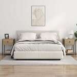 vidaXL Cabinet de chevet 2 Pièces Chêne sonoma 42 x 41 x 56 cm