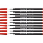 Recharge pour roller Topball 850 05 rouge x 10 SCHNEIDER