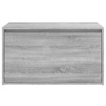 vidaXL Banc d'entrée 80x40x45 cm Sonoma gris Bois d'ingénierie