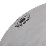 vidaXL Sphère de fontaine de jardin avec LED Acier inoxydable 40 cm