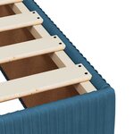 vidaXL Cadre de lit sans matelas bleu 180x200 cm velours