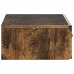 vidaXL Table d'appoint murale 59 x 34 5 x 17 cm Bois d'ingénierie