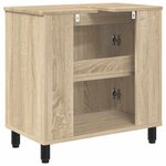 vidaXL Unité de vanité de salle de bain Chêne Sonoma 60 x 35 x 60 cm