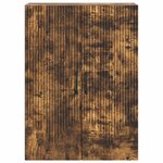 vidaXL Armoire Murale 66 x 34 5 x 90 cm Bois d'ingénierie Chêne fumé