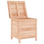 vidaXL Boîte de rangement de jardin 50x49x56 5 cm bois massif de sapin