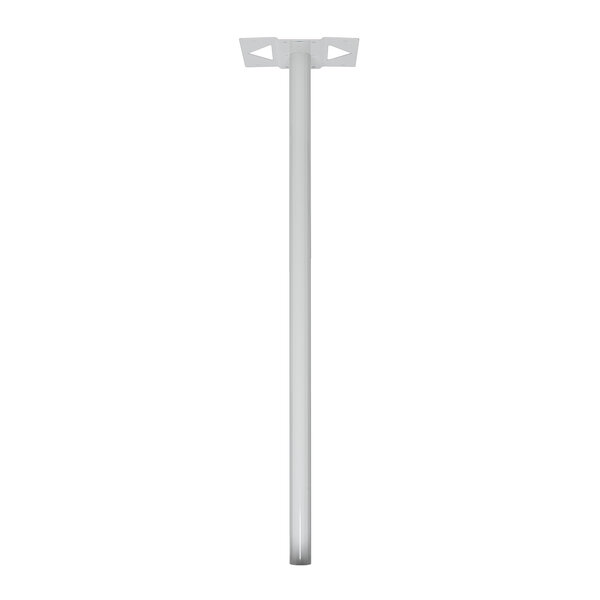 Pied elliptique à sceller Renz Blanc neige brillant RAL 9016B
