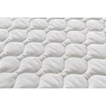 Sommier à ressorts 140 x 190 cm + matelas équilibré 24 cm + couette + 2 oreillers