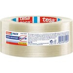 Ruban Adhésif d'Emballage Monofilament 50 m x 50 mm Transparent Ultra resistant x 12 TESA
