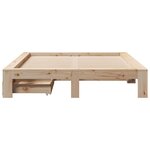 vidaXL Cadre de lit sans matelas 150x200 cm bois de pin massif