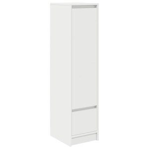 vidaXL Buffet haut blanc 29 5x34x119 5 cm bois d'ingénierie