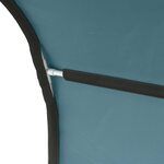 vidaXL Tunnel de lit 2 Pièces Bleu clair 211 x 67 5 x 2 cm Polyester