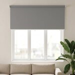 vidaXL Store enrouleur Protection UV Gris clair 160 x 140 cm Polyester