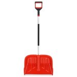 vidaXL Pelle à neige Rouge 136 cm Aluminium