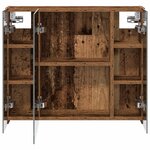 vidaXL Armoire Miroir de Salle de Bain Bois ancien 60 x 14 5 x 50 cm