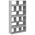 vidaXL Bibliothèque sonoma gris 100x33x187 5 cm bois d'ingénierie