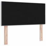 vidaXL Tête de Lit LED avec des lumières à LED Gris clair 90 cm tissu