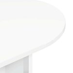 vidaXL Table console Blanc 100 x 39 5 x 75 cm Bois d'ingénierie