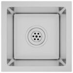 vidaXL Évier de cuisine fait main Acier inoxydable