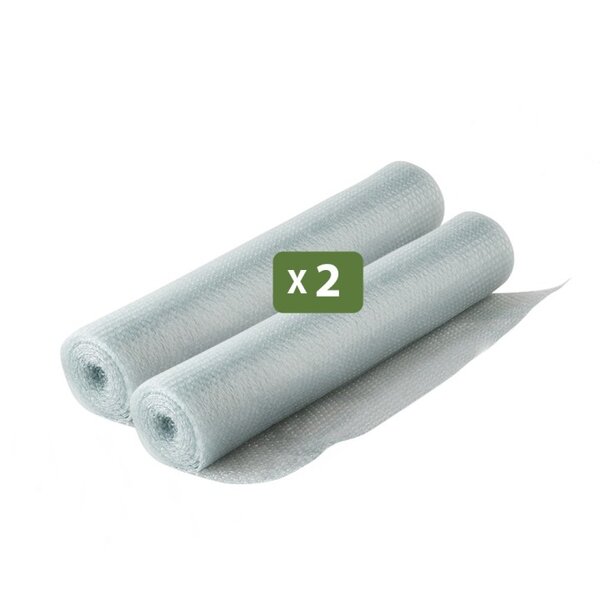 Pack And Move - Lot 2 Films À Bulle Recyclés - 0 5 X 5 M - Déménagement  Expédition Et Protection - Papier Bulle De Qualité