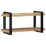 vidaXL Étagère murale 90x33x45 cm bois de manguier massif brut