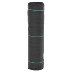 vidaXL Membrane anti-mauvaises herbes noir 0 5x200 m PP