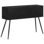 vidaXL Table console avec tiroirs 116x30x76 cm teck massif récupéré