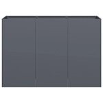 vidaXL Jardinière anthracite 120x40x80 cm acier laminé à froid