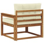 vidaXL Sofa de milieu extérieur Naturel