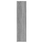 vidaXL Armoire à livres Sonoma gris 50x25x106 cm