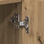 Buffet vidaXL Artisan Chêne 90x34x80 cm Bois d'ingénierie