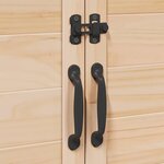 vidaXL Abri de jardin Naturel 106 5 x 56 x 113 5 cm Bois d'ingénierie