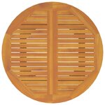vidaXL Ensemble à manger de jardin 5 Pièces Bois d'acacia solide