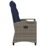 vidaXL Chaise de jardin inclinable 56 x 60 x 112 cm acier