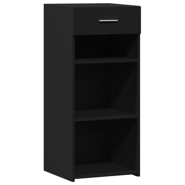 vidaXL Buffet noir 40x42 5x93 cm bois d'ingénierie