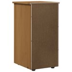 vidaXL Armoire 34 x 39 x 61 5 cm Bois de Pin Massif Marron miel