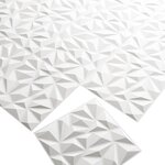 WallArt Panneaux muraux 3D Puck 12 Pièces GA-WA27