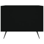 vidaXL Tables basses 2 Pièces noir 50x50x40 cm bois d'ingénierie